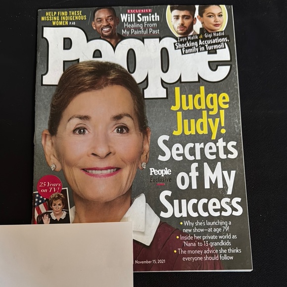 People Magazine Judge Judy November 15, 2021 - Picture 1 of 6